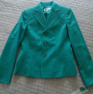 Evan Picone 6 green blazer